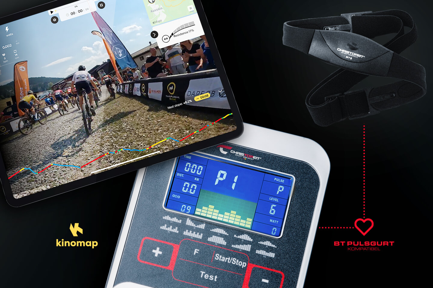 Ergometer AL 2 S Digital - Black: Bluetooth Kompatibel