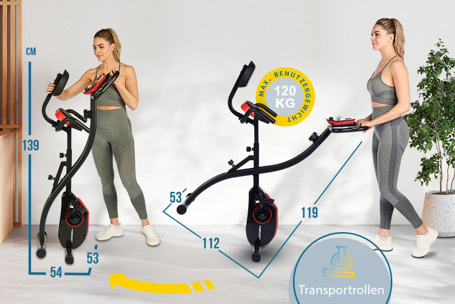 Ergometer S-Bike: Kompakt und Stabil